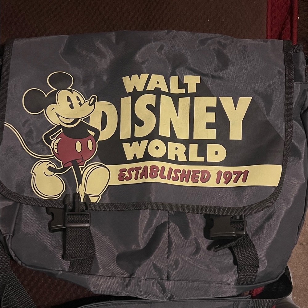 Disney World Navy Blue Messenger Bag